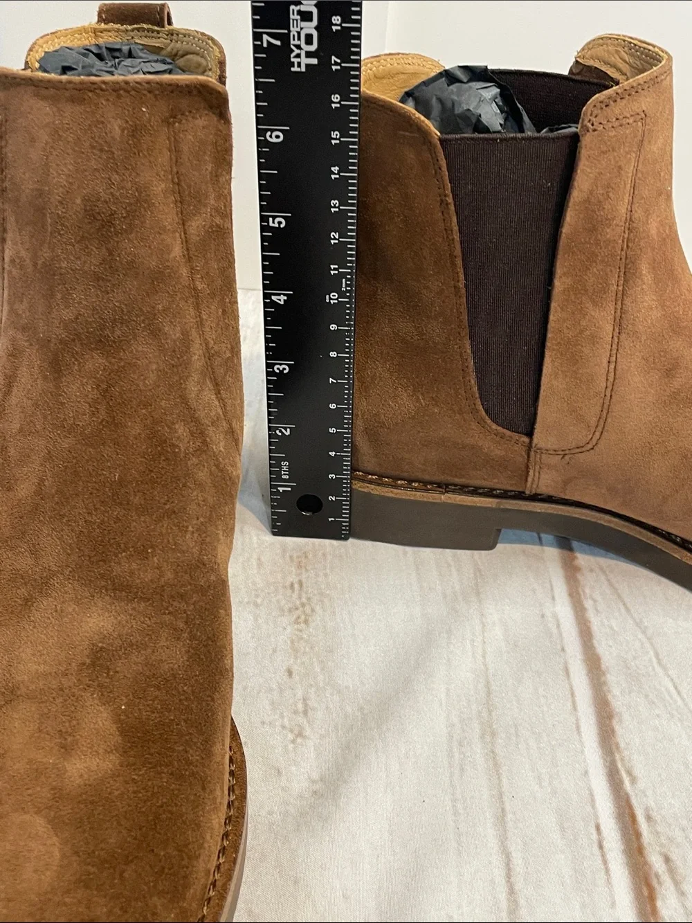 NEW Vince Men’s 7.5 Brown Suede Chelsea Boots Felix Classic